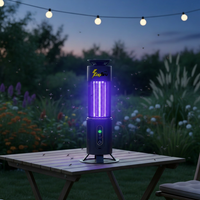 ZapBru Insect Lamp - Evening Scene with Logo